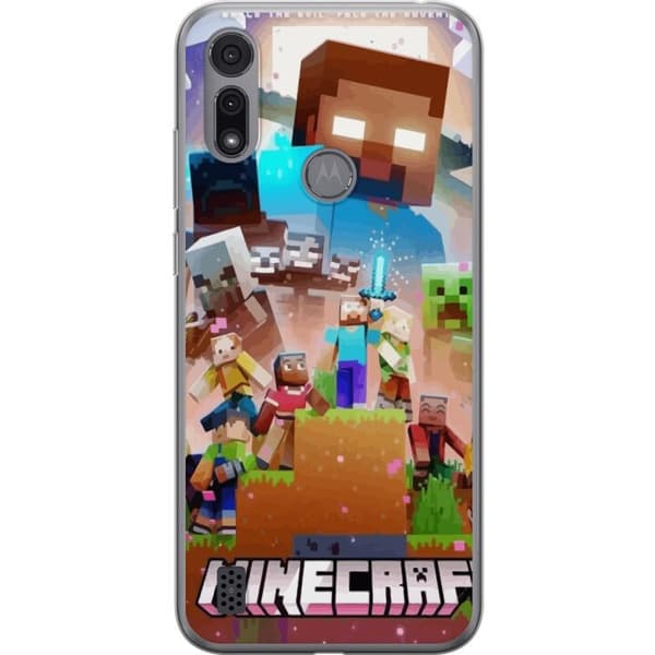 Motorola Moto E6i Gjennomsiktig deksel Minecraft