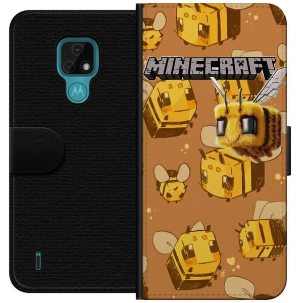 Motorola Moto E7 Lommeboketui Minecraft Bi