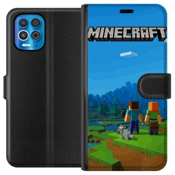 Motorola Edge S Tegnebogsetui Minecraft Key Art