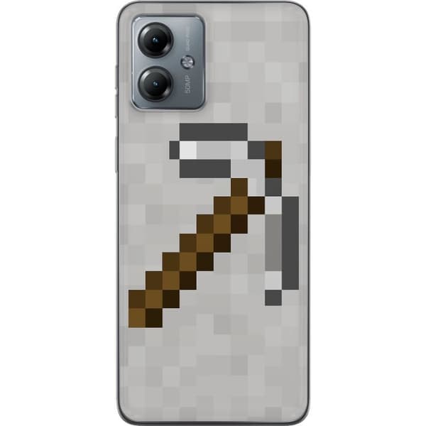 Motorola Moto G14 Läpinäkyvä kuori Minecraft Työkalut