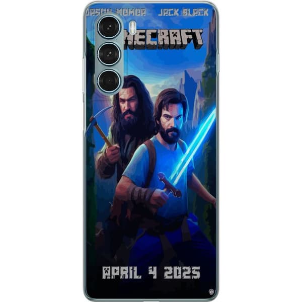 Motorola Moto G200 5G Läpinäkyvä kuori Minecraft-elokuva