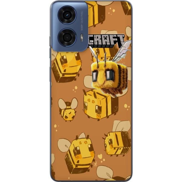 Motorola Moto G24 Gennemsigtig cover Minecraft Bi Motorola Moto G24 Gennemsigtig cover Minecraft Bi