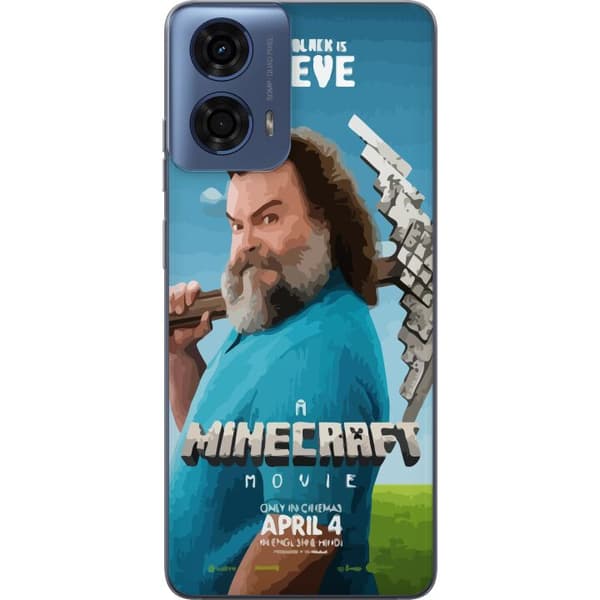 Motorola Moto G24 Läpinäkyvä kuori Minecraft-elokuva
