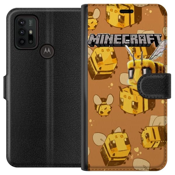 Motorola Moto G30 Lommeboketui Minecraft Bi