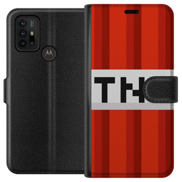 Motorola Moto G30 Lommeboketui Minecraft TNT