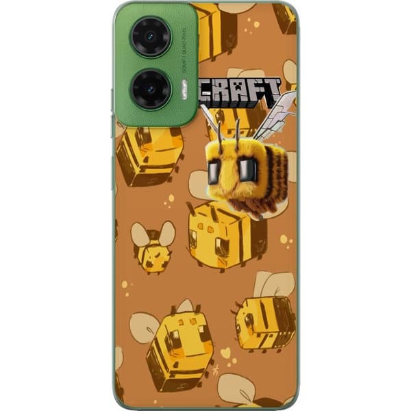 Motorola Moto G35 Genomskinligt Skal Minecraft Bi