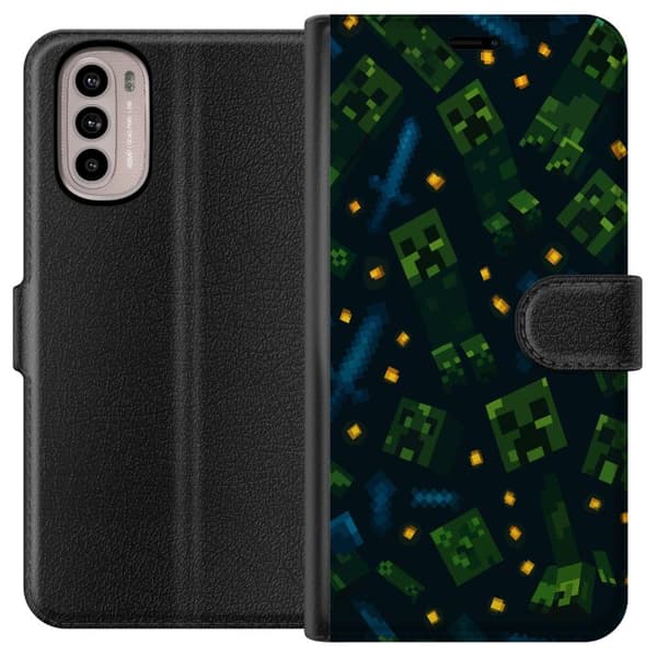 Motorola Moto G31 Plånboksfodral Minecraft Dungeons Mob