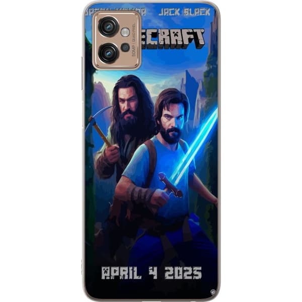 Motorola Moto G32 Gjennomsiktig deksel En Minecraft-film