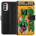 Miniatyrbillede 1 af 3: Motorola Moto G41 Tegnebogsetui Minecraft Boom