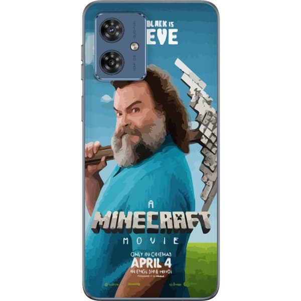 Motorola Moto G54 Läpinäkyvä kuori Minecraft-elokuva