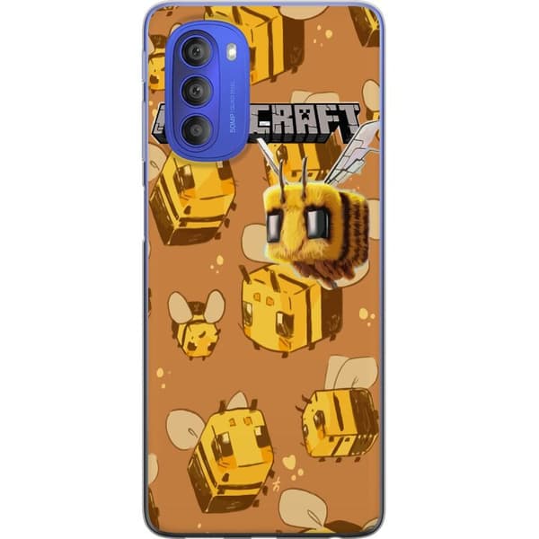 Motorola Moto G51 5G Gjennomsiktig deksel Minecraft Bi