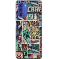 Miniatyrbilde 1 av 3: Motorola Moto G51 5G Gjennomsiktig deksel Minecraft Kunsthåndverk