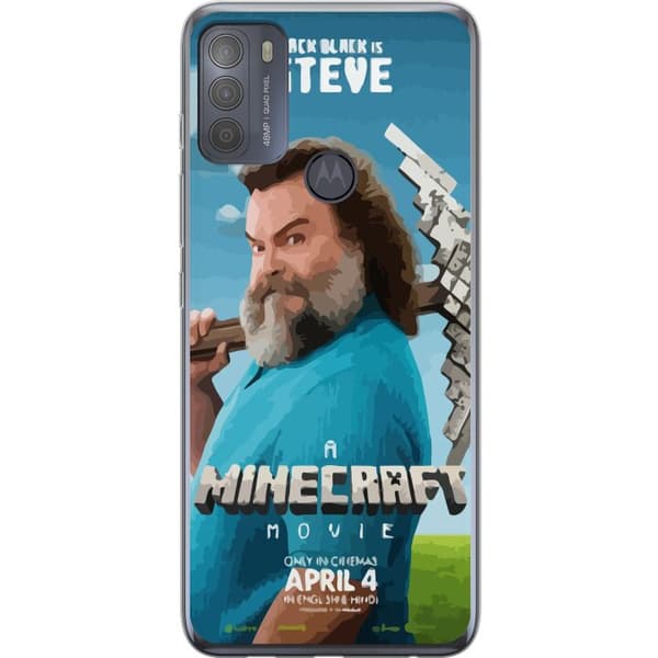 Motorola Moto G50 Genomskinligt Skal A Minecraft Movie