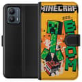 Miniatyrbild 1 av 3: Motorola Moto G53 Plånboksfodral Minecraft Boom