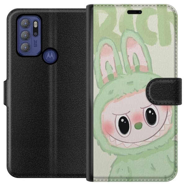 Motorola Moto G60S Lommeboketui Pop mart labubu