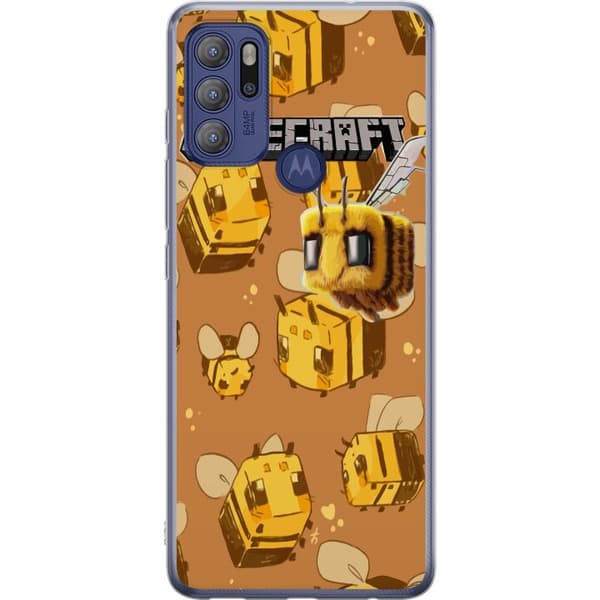 Motorola Moto G60S Gjennomsiktig deksel Minecraft Bi
