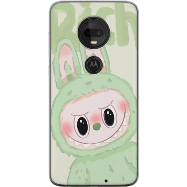 Motorola Moto G7 Gennemsigtig cover Pop mart labubu
