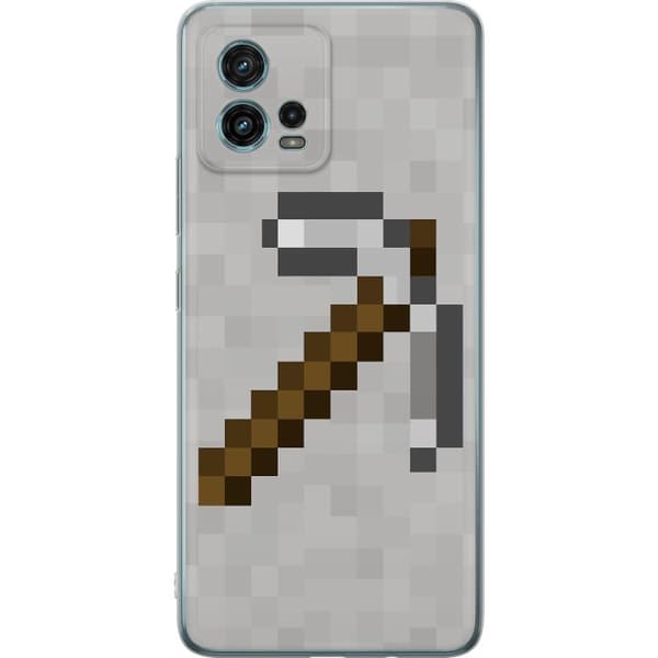 Motorola Moto G72 Läpinäkyvä kuori Minecraft Työkalut