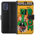 Miniatyrbillede 1 af 3: Motorola Moto G73 Tegnebogsetui Minecraft Boom