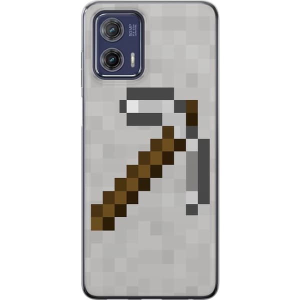 Motorola Moto G73 Läpinäkyvä kuori Minecraft Työkalut