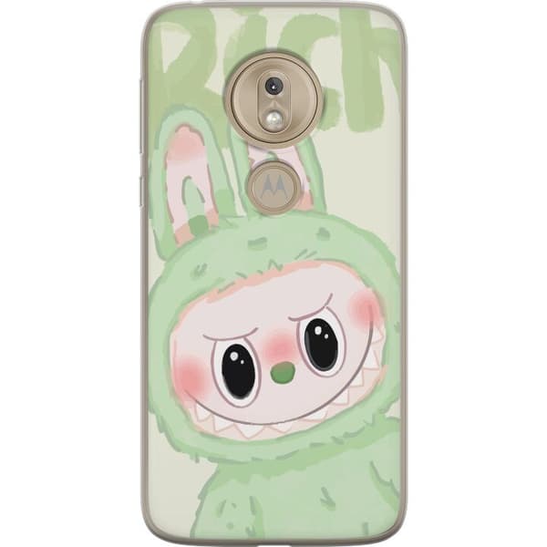 Motorola Moto G7 Play Genomskinligt Skal Pop mart labubu