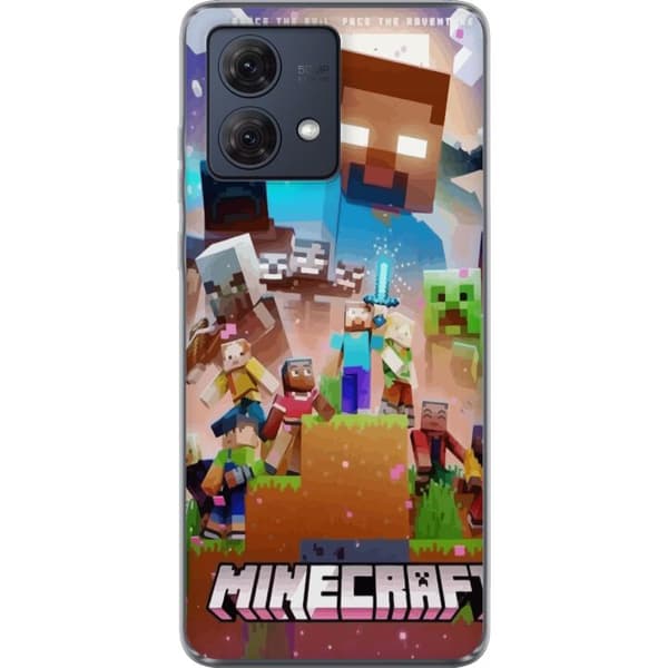Motorola Moto G84 Genomskinligt Skal Minecraft