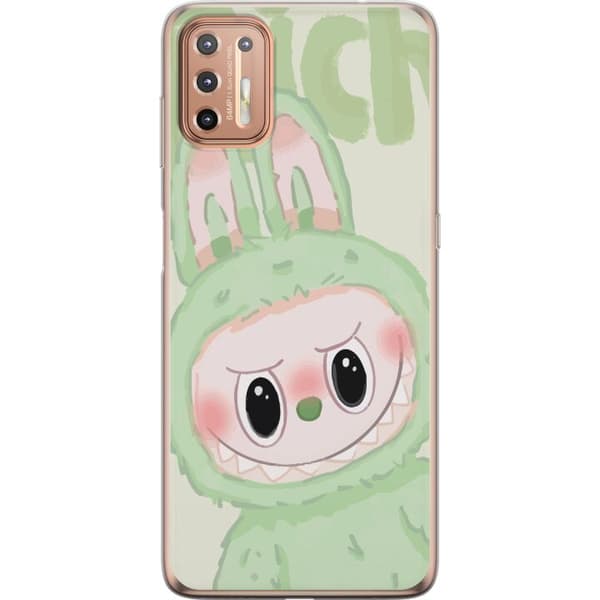 Motorola Moto G9 Plus Genomskinligt Skal Pop mart labubu