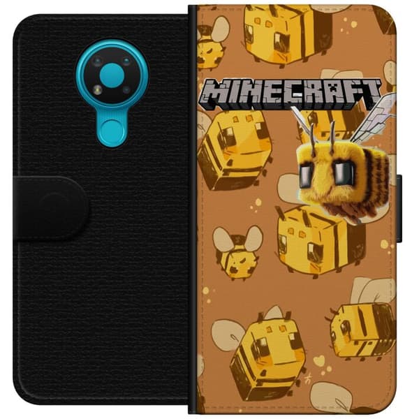 Nokia 3.4 Lompakkokotelo Minecraft Bi