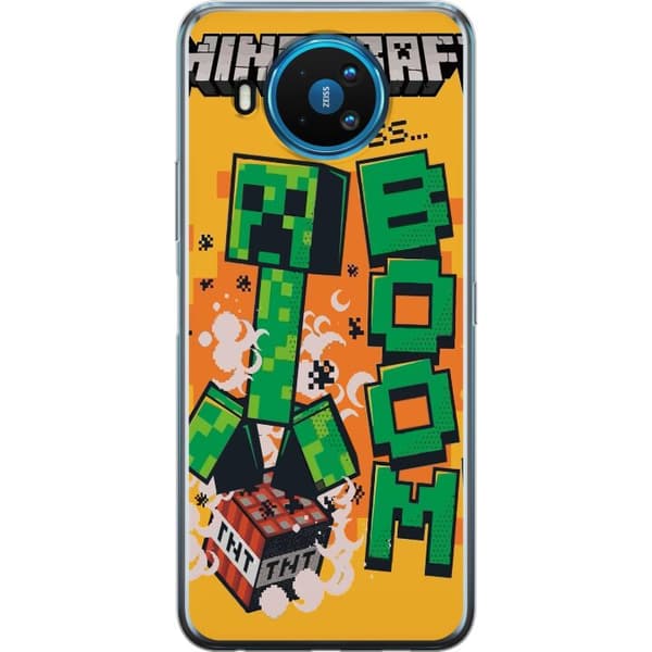 Nokia 8.3 5G Gjennomsiktig deksel Minecraft Boom