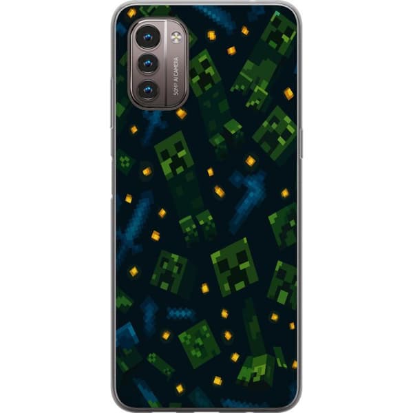 Nokia G21 Gennemsigtig cover Minecraft Dungeons Mob