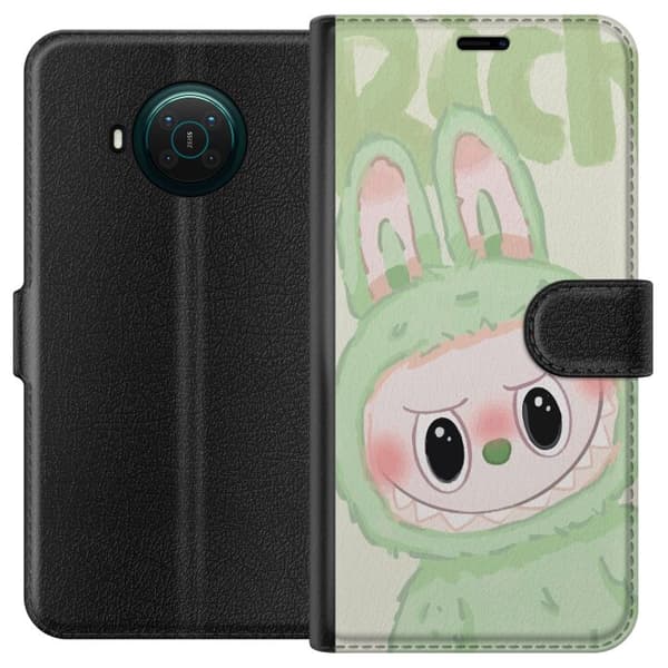 Nokia X10 Plånboksfodral Pop mart labubu