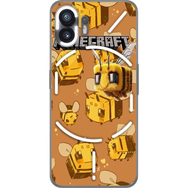 Nothing Phone (2) Genomskinligt Skal Minecraft Bi