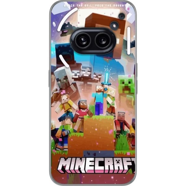 Nothing Phone (2a) Genomskinligt Skal Minecraft