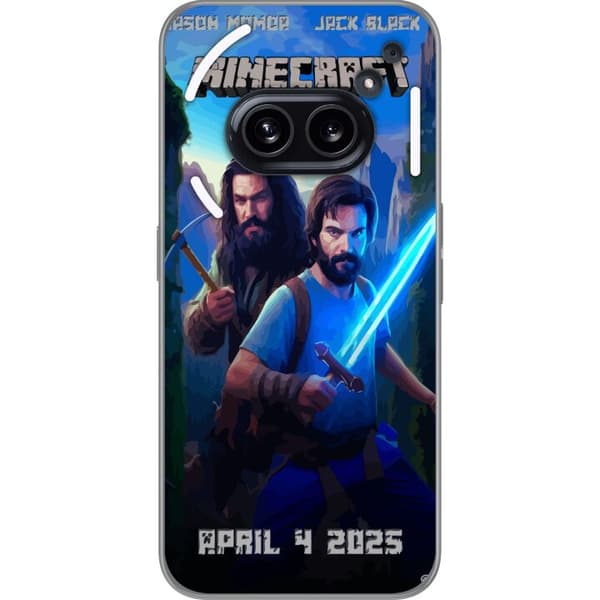 Nothing Phone (2a) Läpinäkyvä kuori Minecraft-elokuva