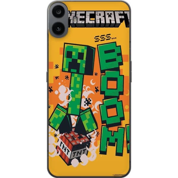 Nothing CMF Phone 1 Gennemsigtig cover Minecraft Boom
