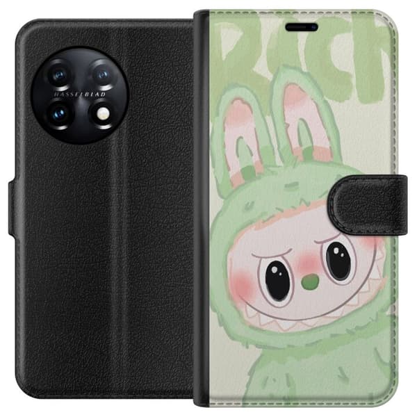 OnePlus 11 Lompakkokotelo Pop mart labubu