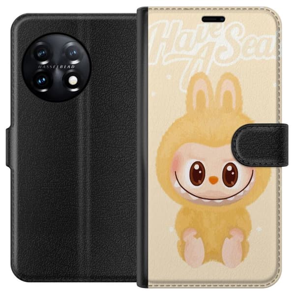 OnePlus 11 Plånboksfodral Pop mart labubu