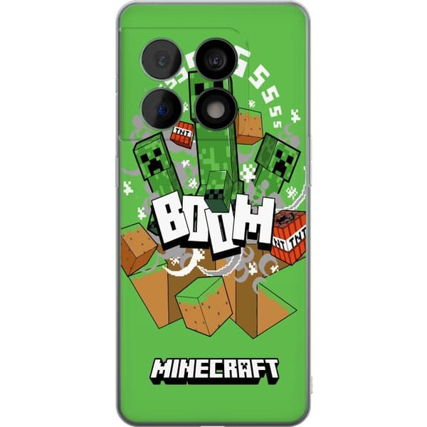 OnePlus 10 Pro Läpinäkyvä kuori Minecraft Boom