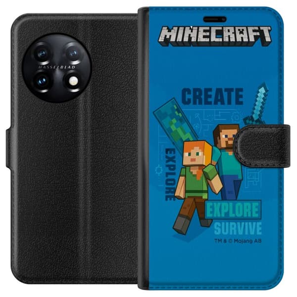 OnePlus 11R Lompakkokotelo Minecraft Luolastot