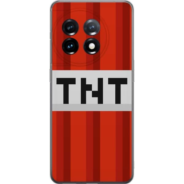 OnePlus 11R Läpinäkyvä kuori Minecraft TNT