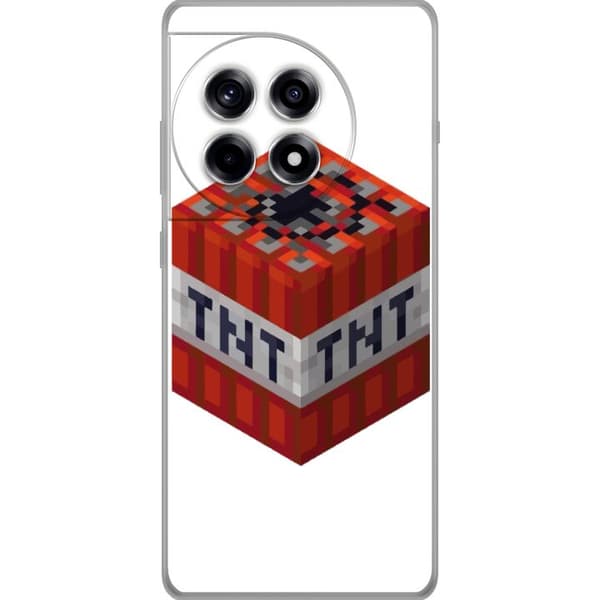 OnePlus 12R Genomskinligt Skal Minecraft TNT