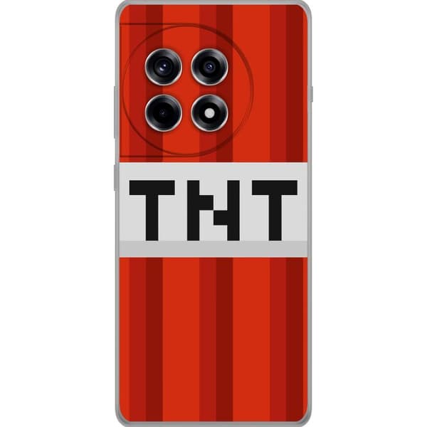 OnePlus 12R Läpinäkyvä kuori Minecraft TNT