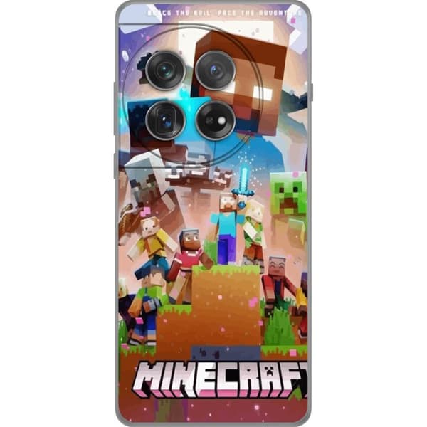 OnePlus 12 Genomskinligt Skal Minecraft