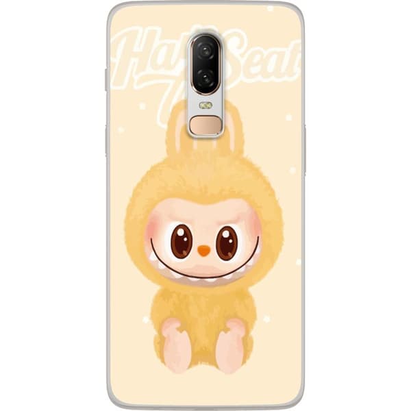 OnePlus 6 Läpinäkyvä kuori Pop mart labubu