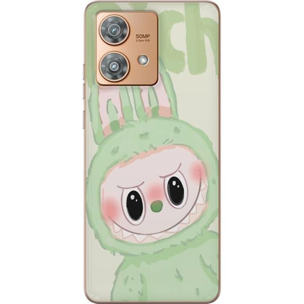 Motorola Edge 40 Neo Läpinäkyvä kuori Pop mart labubu