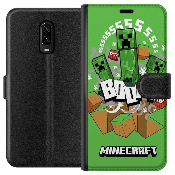 OnePlus 6T Lompakkokotelo Minecraft Boom