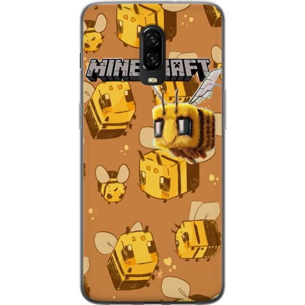 OnePlus 6T Gennemsigtig cover Minecraft Bi