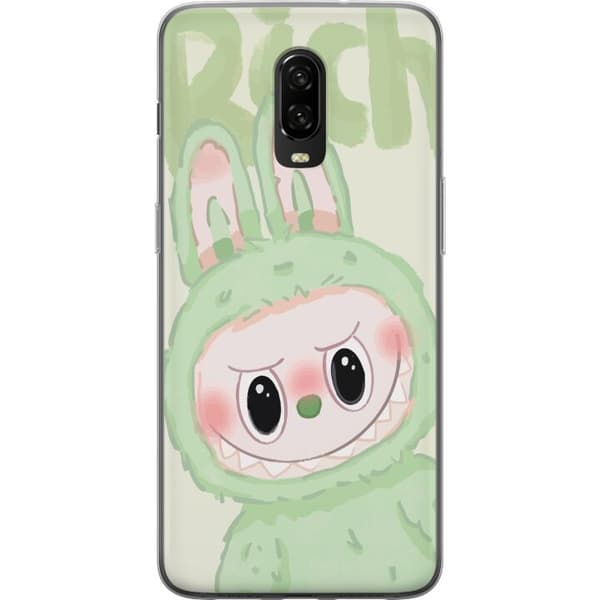 OnePlus 6T Genomskinligt Skal Pop mart labubu