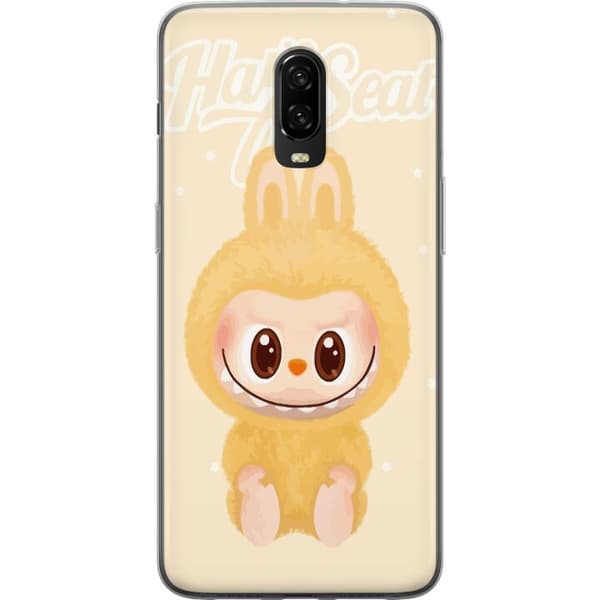 OnePlus 6T Läpinäkyvä kuori Pop mart labubu