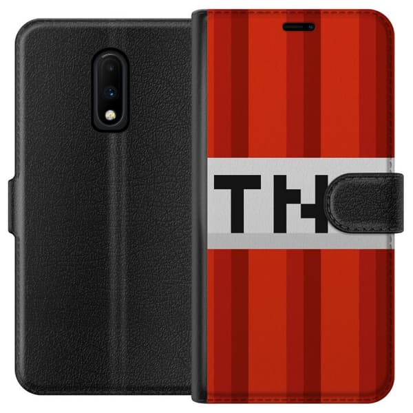 OnePlus 7 Tegnebogsetui Minecraft TNT